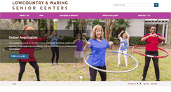 Desktop Screenshot of lowcountryseniorcenter.com